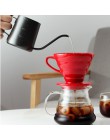 Ceramiczne kroplownik kawowy silnika V60 styl filtr do kawy filiżanka filtrowa stałe wlać ponad ekspres do kawy z oddzielne stoj