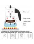 Czajnik ze stali nierdzewnej ekspres do kawy ekspres do kawy czajnik garnek przenośny ekspres do kawy Espresso zestaw do mokki P