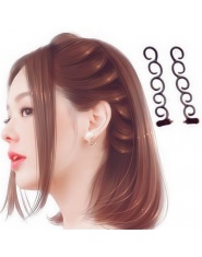 Kobiety moda Hair Klip Memory Stick Maker Braid Bun Narzędzie Księżniczka Modelowanie Fluffy Diy Wesele Włosów Akcesoria Grzebie