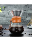 Hurtownia szkła odpornego na wysoką temperaturę ekspres do kawy dzbanek do kawy ekspres do kawy z filtrem ze stali nierdzewnej