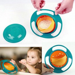 360 obrót odporna na zalanie, miska plastikowa niemowlę dziecko uczenia się do karmienia na zabawki do karmienia nie wyciek Anti