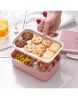 ONEUP pojemnik na Lunch pszenicy słomy Cartoon Bento Box przenośny, przyjazny dla środowiska pojemnik do przechowywania żywności