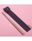 WORTHBUY chiński metal pałeczki 304 pałeczki ze stali nierdzewnej przenośne podróży Chop Stick wielokrotnego użytku pałeczki do 
