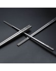 Symbol szczęścia chiński Chopstick radosne spotkanie Chop Sticks laserowe antypoślizgowe Hollow 304 ze stali nierdzewnej naczyni