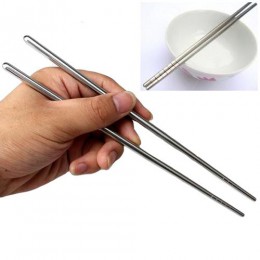 1 para antypoślizgowe pałeczki ze stali nierdzewnej środowiska Chopstick stołowe artykuły kuchenne
