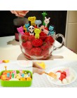 10 sztuk/zestaw zwierząt dziecko widelec do owoców kreatywny mini cartoon plastikowe owoce widelce kuchnia Bar dzieci deser wide
