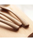Vacclo drewniana łyżka łyżka do zupy Colher z litego drewna owsianka łyżka Cuillere Cucharas Colher kreatywny japoński styl ziel
