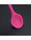 Nowe kolorowe łyżka silikonowa odporne na ciepło łatwe do czyszczenia nieprzywierające łyżki naczynia kuchenne naczynia kuchenne