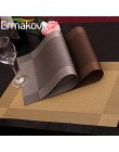 ERMAKOVA podkładki nadające się do prania obrus z PCW Pad Mat tablematy odporny na plamy jadalnia płyta miska Pad Coaster antypo