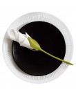 Z tworzywa sztucznego kreatywny liść papier ręcznik kwiat hotelowej restauracji dekoracyjna róża kwiat Curling narzędzie piknik 