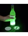 Mini blask Coaster butelka LED światła naklejki boże narodzenie Xmas klub nocny Bar Party wazon dekoracji LED Glorifier napój ku