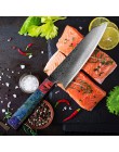XITUO szefa kuchni Nakiri nóż 67 warstw japoński damaszek Steel nóż szefa kuchni ze stali damasceńskiej 8 Cal damaszek nóż kuche