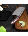 SOWOLL 4cr14mov nóż kuchenny ze stali nierdzewnej zestaw do krojenia kucharz tasak nóż bardzo ostre ostrze wygodny uchwyt zestaw