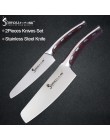Sowoll nóż ze stali nierdzewnej bez szwu spawania żywica Fibre uchwyt wysokiej węgla ostrze Utility Chef nóż do krojenia narzędz