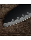 Sowoll moda czarny ze stali nierdzewnej nóż kuchenny zestaw niemcy stali nierdzewnej Ultra ostre ostrze nóż kuchenny 7Cr17 narzę