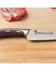 SOWOLL marka bardzo ostre i trwałe 4cr14mov nóż kuchenny ze stali nierdzewnej 5 cal Utility żywica Fibre uchwyt nóż wiertła