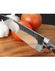 XITUO nóż kuchenny Chef noże 8 cal japoński wysokiej węgla ze stali nierdzewnej szlifowanie laserowe wzór nóż santoku Dropshippi