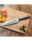 XYj nóż kuchenny zestaw 7Cr17mov niemcy szefa kuchni ze stali nierdzewnej noże owoce Utility odcinanie Santoku kucharz chleb ost