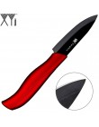 Nowy rok prezent nóż ceramiczny zestaw 3 "okrawki 4" narzędzie 5 "nóż do krojenia i czarne ostrze + czerwony uchwyt XYj nowy rok