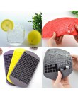 160 siatki Food Grade silikonowe tacka do lodu owoce kostkarka do lodu DIY kreatywny mała kostka lodu formy kwadratowy kształt a