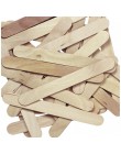 50 sztuk/partia Craft lody kije drewniane Pop patyczki do lodów z naturalnego drewna ciasto narzędzia dzieci Handwork rzemiosło 