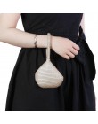 3 kolory metalowa kopertówka torby dla kobiet panie małe mody dzień sprzęgła perła koralikami torebka na kolację metalowe torebk