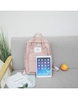 Kobiety Hot Canvas plecaki cukierki kolor wodoodporna szkoła torby dla nastolatków dziewczyny plecaki na laptopa Patchwork pleca