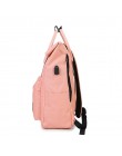 Plecak zewnętrzny USB Charge plecak plecak płócienny mężczyzna Mochila Escolar dziewczyny na laptopa na ramię torby szkolne plec