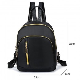Kobiet plecak Preppy styl nylonu kobiet plecak wysokiej jakości torby na ramię torba uczeń czarny plecak A2217