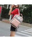 Transfer moda plecak kobiety rozrywka plecak koreański panie plecak na co dzień podróży torby szkolne dziewczyny klasyczne pleca