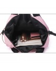 Dorywczo wodoodporny plecak z nylonu kobiet o dużej pojemności dziennik podróży torby dla nastoletnich dziewcząt studentów różow