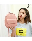 2019 koreański styl kobiety mini plecak torba na ramię ze skóry PU dla nastoletnich dziewcząt wielofunkcyjny mały plecak kobiet 