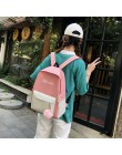 4 sztuk/zestaw kobiety plecaki szkolne Nylon tornister dla nastolatków dziewczyny torba Student Book chłopcy Bolsas Mochilas Sac