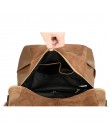 LOVEVOOK w stylu vintage kobiety plecak skóra nubukowa PU szkoła plecaki dla nastolatek dziewczyny duża pojemność torby na ramię