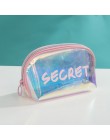 Miyahouse gorąca sprzedaż laserowa projekt przezroczysty torba podróżna kobiet wodoodporna torebka typu jelly Bag kosmetyczka z 
