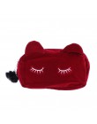 PURDORED 1 pc przenośny kot kreskówka kosmetyczne torba portmonetka podróży makijaż torba etui z futro piłka neceser Dropshippin