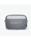 Kobiety podróży kosmetyczka torba na co dzień zamek Make Up przejrzyste przypadku makijażu organizator pokrowiec toaletowe kosme