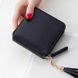 Nowa moda Tassel wisiorek portfel kobiet portmonetki kobiet zamek skórzane pieniądze posiadacze portfele sprzęgłowa torba 128