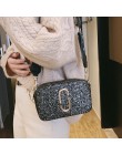 2019 moda nowe panie olśniewająca torba kwadratowa wysokiej jakości PU skóra damska projektant luksusowa torebka czarna torba na