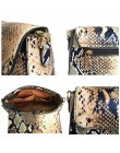 FUNMARDI marka wąż projektant torba kobieca łańcuch pasek torby na ramię małe torby typu crossbody dla kobiet PU skórzana torba 