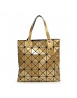WSYUTUO torebka damska składana torebka damska geometryczna torba w szkocką kratę mody na co dzień kobiece torebki na ramię torb