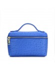 Nowa modna torebka od projektanta tłoczona skóra strusia przenośna torba mała kopertówka torebka damska torebka