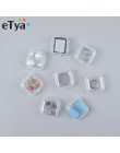 ETya 10 sztuk przenośne kobiet Mini biżuteria Box organizator Case akcesoria podróżne wielofunkcyjny biżuteria pudełko do pakowa