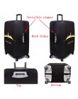 Nowy jork paryż zagęścić bagażu ochronna pokrywa 18-32 cal wózek bagażu podróży torba obejmuje elastyczne ochrony walizka walizk