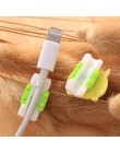 Dropshipping akcesoria podróżne śliczne zwierzęta słuchawki ze zwijaczem Protector linia USB uchwyt do telefonu akcesoria do pak