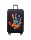 Grubsza osłona bagażu podróżnego walizka podróżna akcesoria Baggag elastyczny pokrowiec na bagaż zastosuj do walizki 18-32 cali