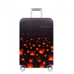 Mapa świata bagażu podróży walizka ochronna pokrywa wózek bagażowy pokrowiec męskie damskie grube elastyczne Case dla walizka ba