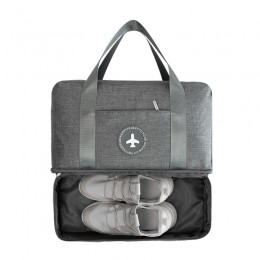 BUCHNIK wodoodporna przenośna torba podróżna dwuwarstwowa klasyfikacja ubrania organizer na buty bagaż Tidy akcesoria do torebek