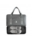 BUCHNIK wodoodporna przenośna torba podróżna dwuwarstwowa klasyfikacja ubrania organizer na buty bagaż Tidy akcesoria do torebek