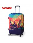 OKOKC grubsze bagażu podróży walizka ochronna pokrywa dla tułowia przypadku stosuje się do 19 ''-32'' pokrowiec na walizkę elast